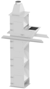 Device for a food factory